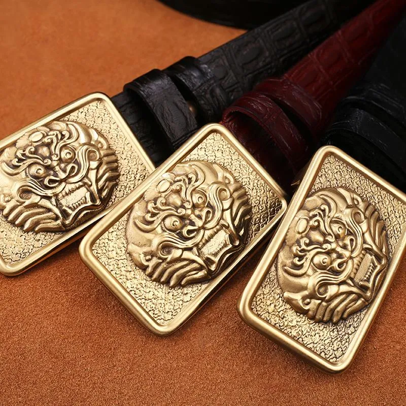 DHgate.com:Mens Genuine Leather Belt, Vintage Jeans Belt