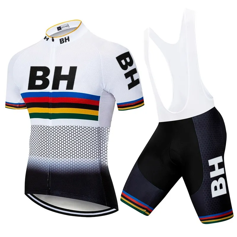 2021 BH Team Mountain Bike Clothing Summer Tour de Spain Mtb Bicycle Clothes Wear Maillot Ropa Ciclismo Men Sport Cycling Set