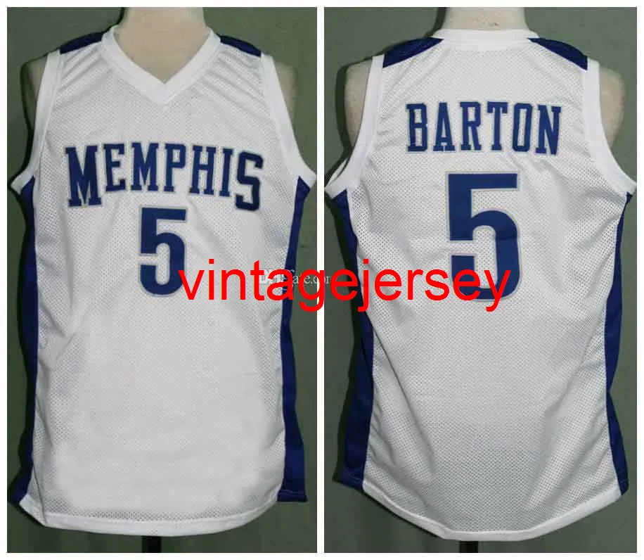 RETRO des Tigres Will Barton #5 Maillot de basket-ball rétro pour hommes Cousu Numéro personnalisé Nom Maillots