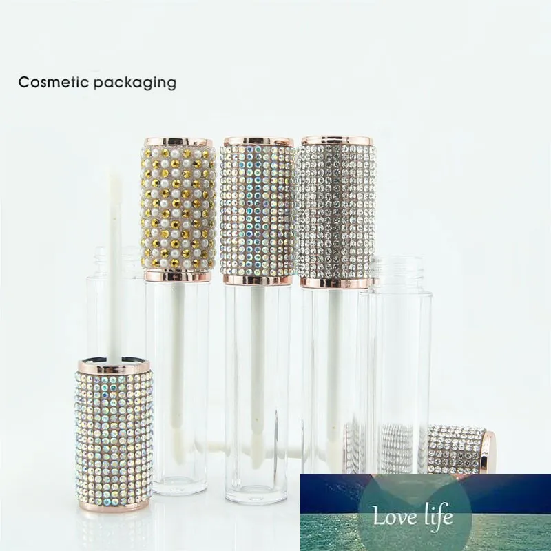 4.5ml Plastic Diamond Round Lip gloss Tubes Clear Empty Lip Glaze Packing Bottle Lipgloss Lipstick Containers Concealer Bottles