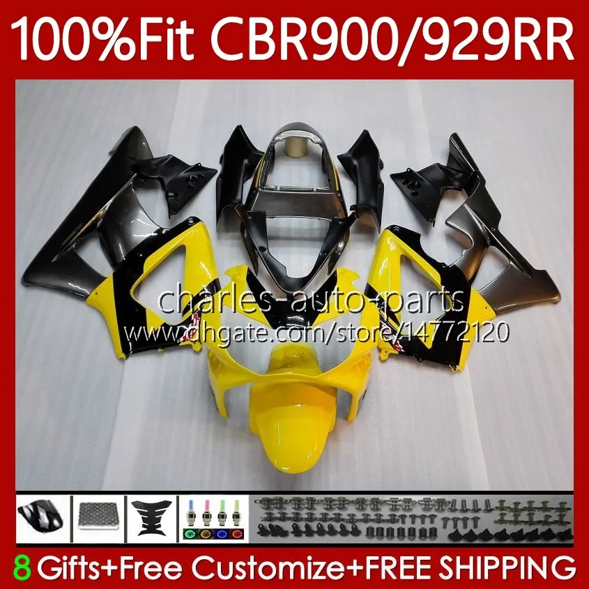 Injection Mold Body For HONDA CBR929RR CBR929 CBR 929RR 900RR 900 929