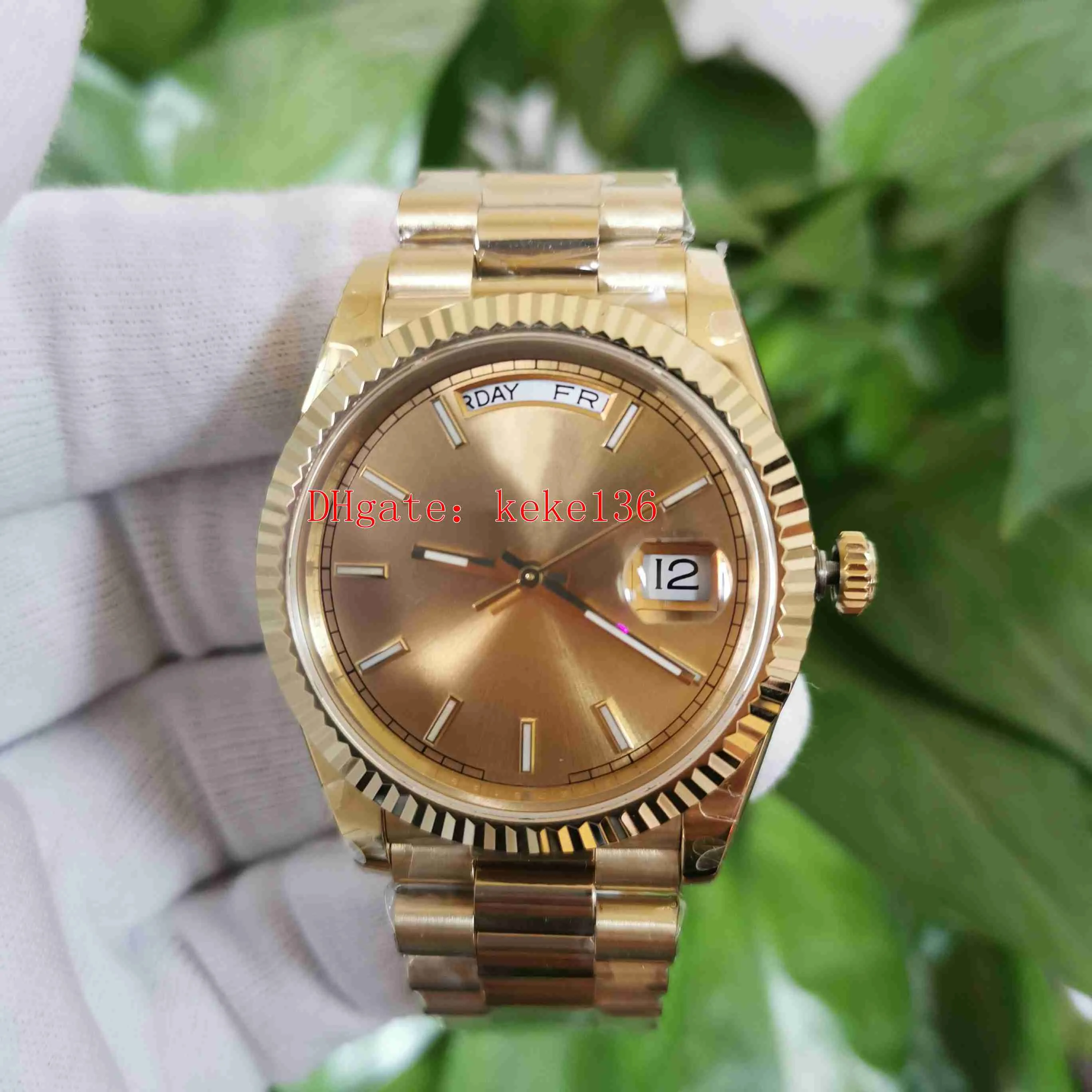 Orologio da uomo BP Top Quality 40mm Oro giallo 228238 Zaffiro Vetro zaffiro luminescente 2813 Movimento Meccanico Automatico Orologi da polso da uomo