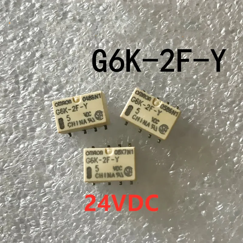 Relais G6K-2P-Y, tension 24v dc, petit relais de communication à usage général