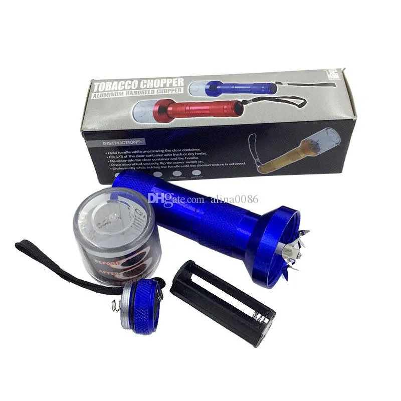 Electric Herb Grinder Smoking Flashlight Designs DIA 40MM Crusher