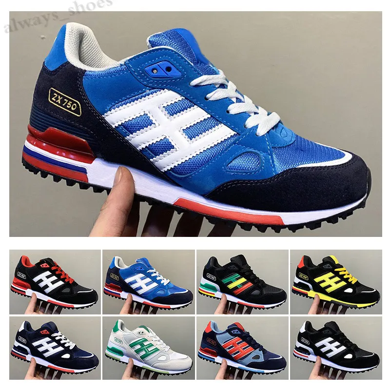 Adidas Originals ZX750 2021 Originals Zx750 Shoes Cheap Fashion Suede Patchwork High Quality Athletic Wholesale zx 750 Breathable Comfortable Trainers