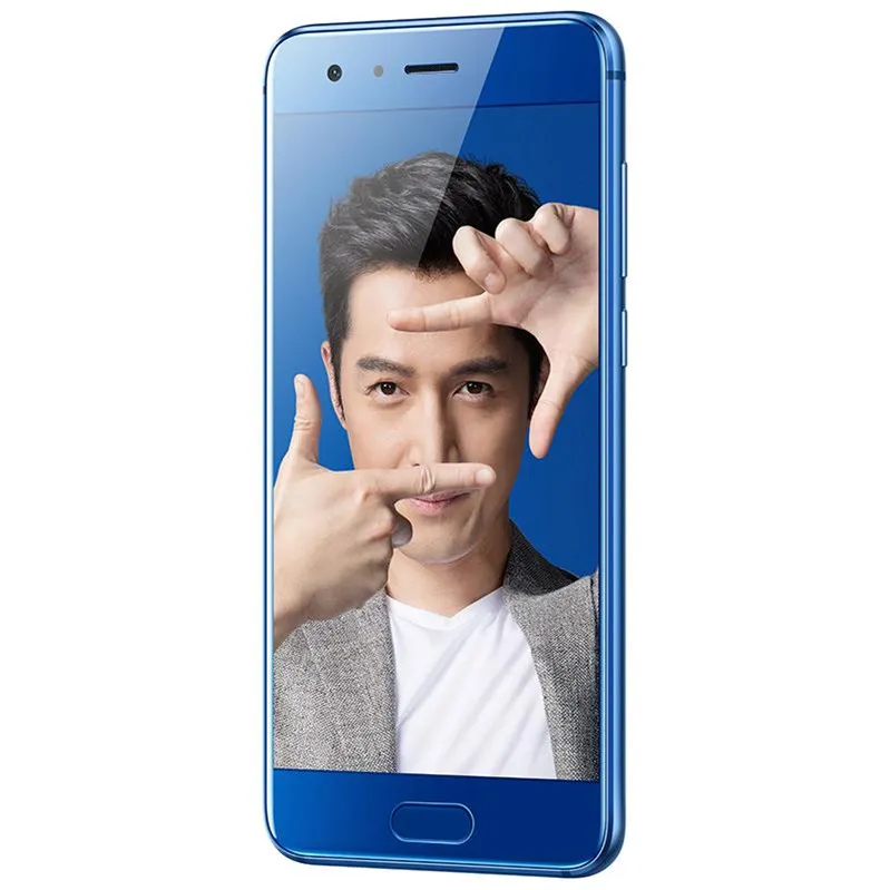 Telefono cellulare originale Huawei Honor 9 4G LTE 4 GB RAM 64 GB ROM Kirin 960 Octa Core Android 5.15 "20MP NFC ID impronta digitale Smart Phone