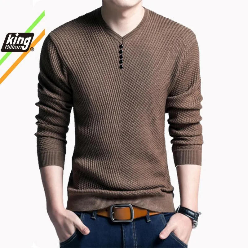 Pullover Männer Casual V-ausschnitt Pullover Hemd Herbst Winter Slim Fit Langarm Herren Pullover Gestrickte Baumwolle Pull Homme Top