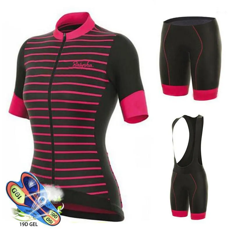 Frauen Kleidung 2020 Pro Team Radfahren Jersey 19D Gel Bike Shorts Set MTB Ropa Ciclismo Sommer Radfahren Maillot Culotte Kleidung1