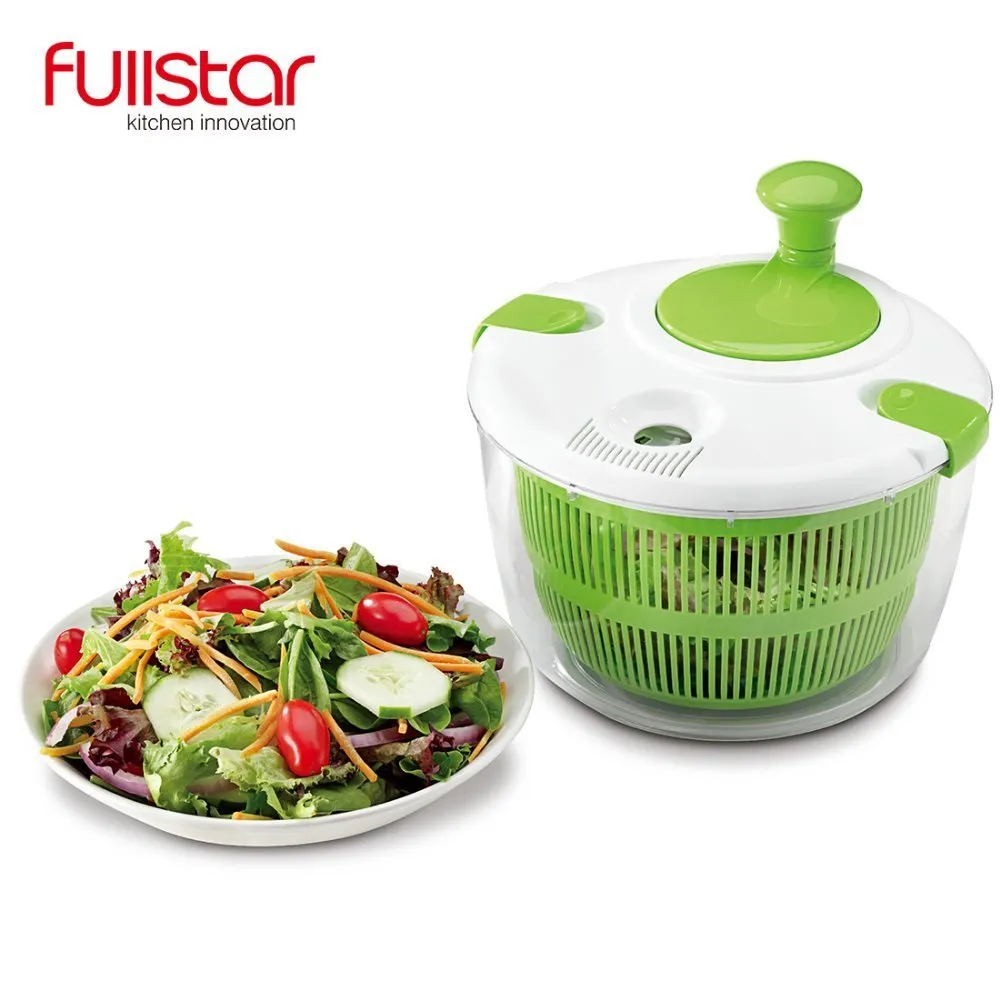 Handleiding Voor Een Salade Spinner: Sla Droger Voor Fruit En Groente Met Stopknop En Afdruiprek