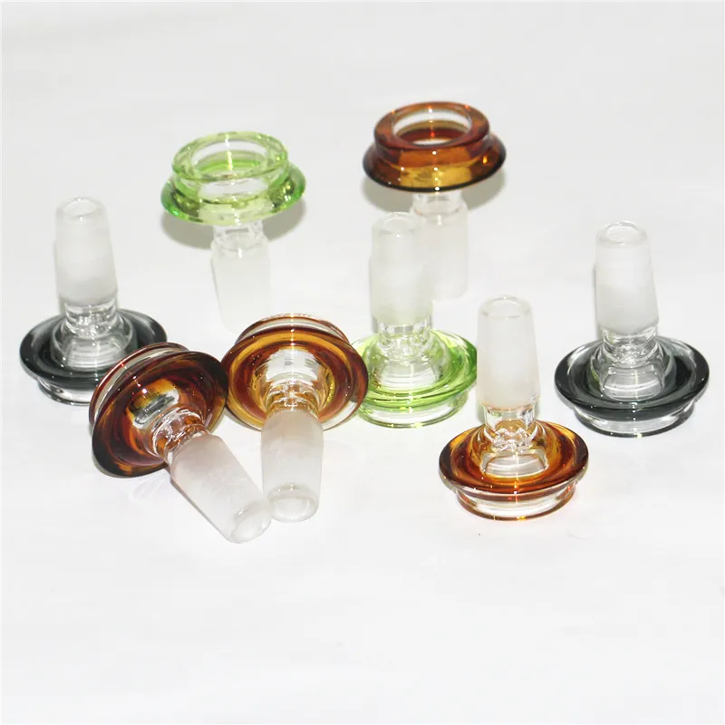 Narguilés Double couches bol en verre mobius avec 14mm 14.4mm bols à fumer en verre à joint mâle 18.8mm 18mm taille accessoires de fumée en gros