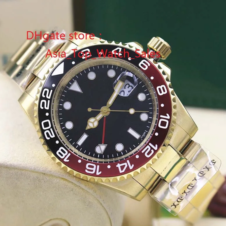7 estilo clássico versão masculina relógios de pulso 40mm Sapphire Luminous Auto Date 2813 movimento Qualidade de primeira classe 18 k ouro 116718 Relógios mecânicos automáticos para homens