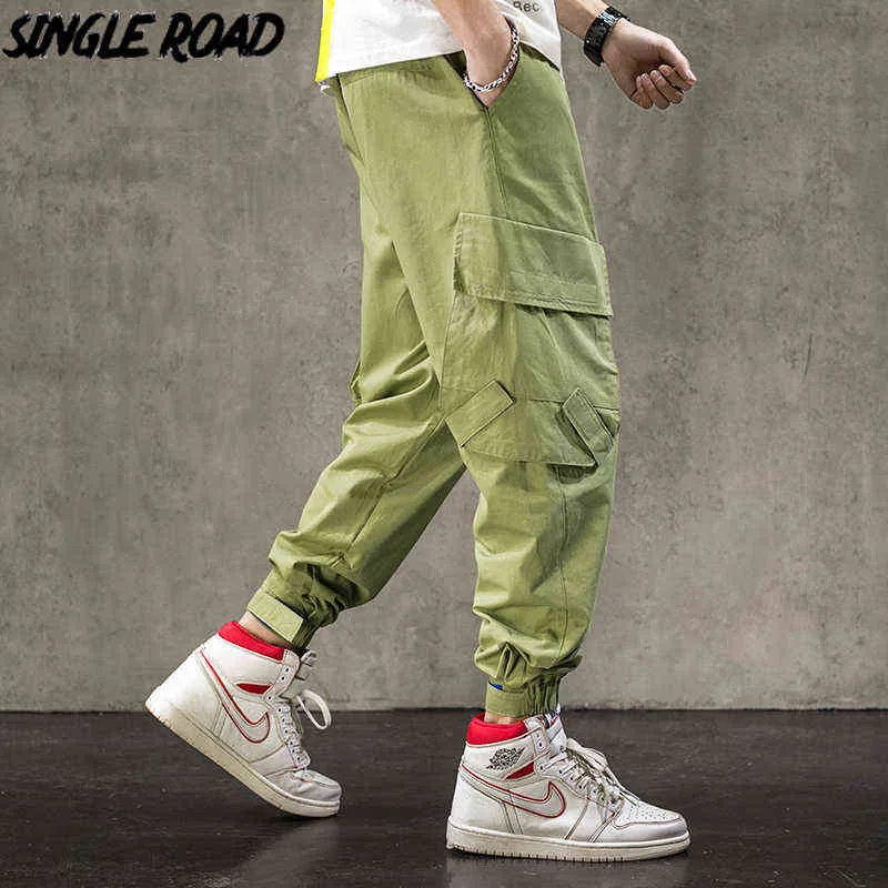 SingleRoad Mens Cargo Hosen Männer Mode 2021 Frühling Baggy Jogger Männlichen Hip Hop Koreanische Japanischen Streetwear Hosen Hosen Für Männer h1223