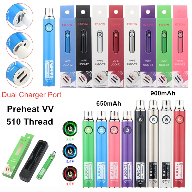 100٪ جودة eGo-T ce4 vape القلم نفطة كاتب أطقم السيجارة الإلكترونية 650 900 1100 مللي أمبير ugo مايكرو usb العبور 510 موضوع البطارية ecig