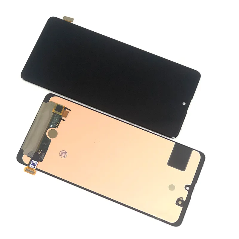 LCD Display Panels For Samsung Galaxy A71 A715 A715F 6.7 Inch AMOLED Screen No Frame Replacement Parts Black