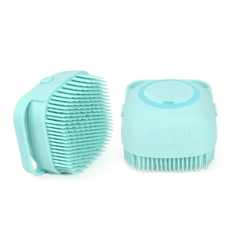 Silicone Head Massage Brush Body Shampoo Scalp Massage Brush Comb Hair Washing Comb Shower Foot Scrubber Brush Bathroom Supplies DBC BH4526