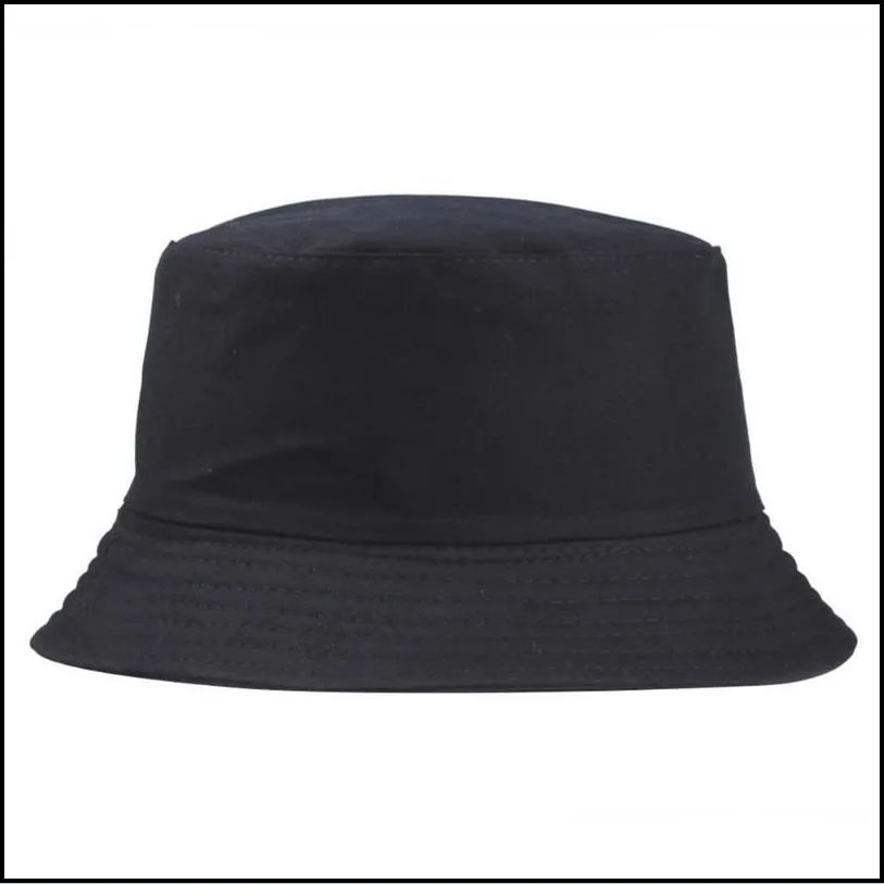 New Portable Fashion Sexy Solid Color Folding Fisherman Sun Hat Outdoor Men And Women Bucket Cap Multi Season Cap