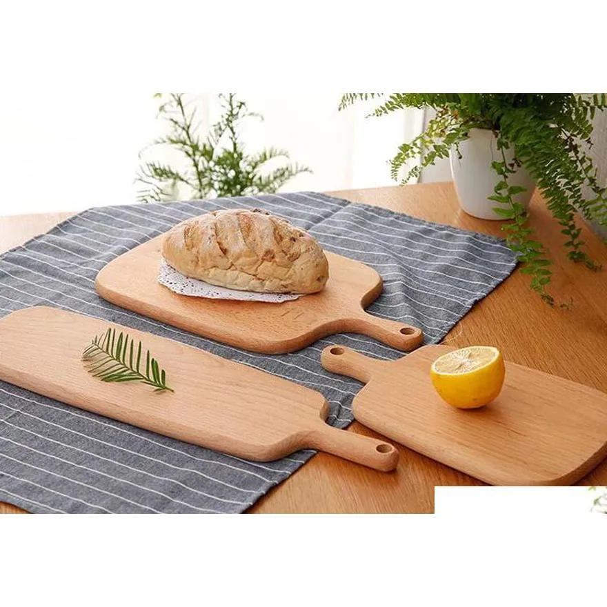 home wooden cutting board kitchen chopping block wood cake sushi plate serving trays bread fruit pizza tray baking tool