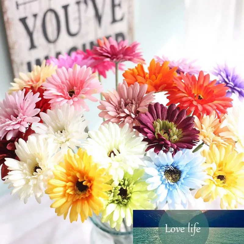 Artificial Flowers Fake Flowers Sun Flower Gerbera Flower Gerbera For DIY Home For Party Wedding Decoration Accessories