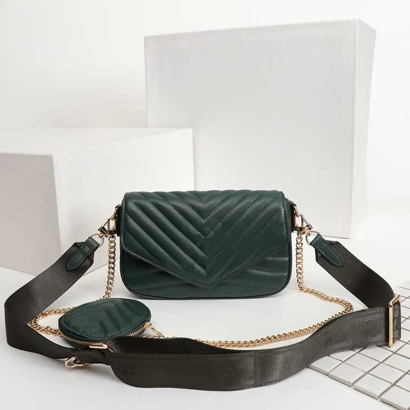 패션 어깨 가방 핸드백 여자 디자이너 체인 메신저 가방 클래식 지갑 동전 지갑 최고 품질 M53936