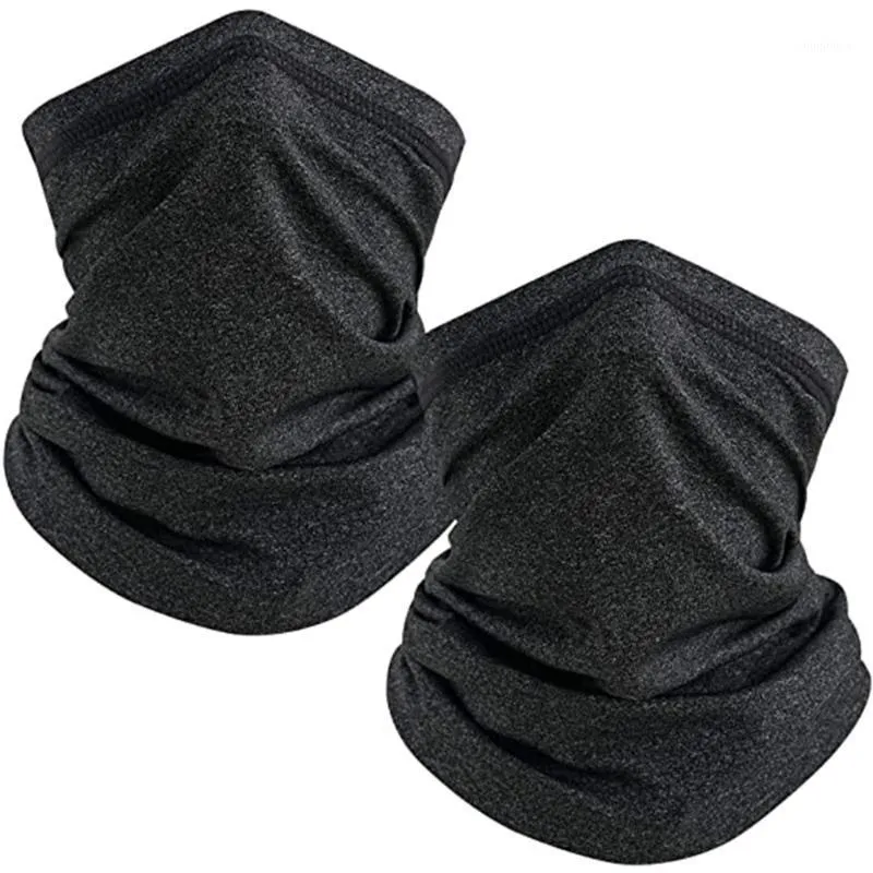 Vintercykelmask Utomhus Cykel Skidåkning Running Sport Headwear Neck Scarf Balaclava Vindtät Mjuk Håll Varma Halv ansikte Kepsar Masker