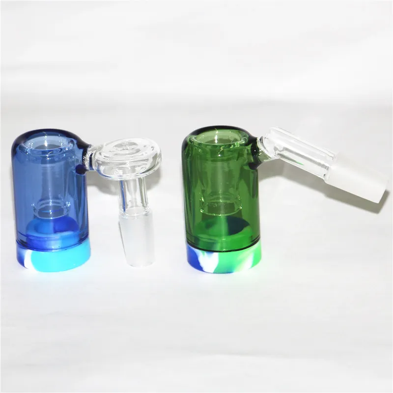 Fumer 14mm 18mm Reclaim Catcher Adaptateurs Femme Homme Oil Reclaim Ash Catchers Adaptateur déroulant en verre pour Quartz Banger Dab Rigs Bongs à eau