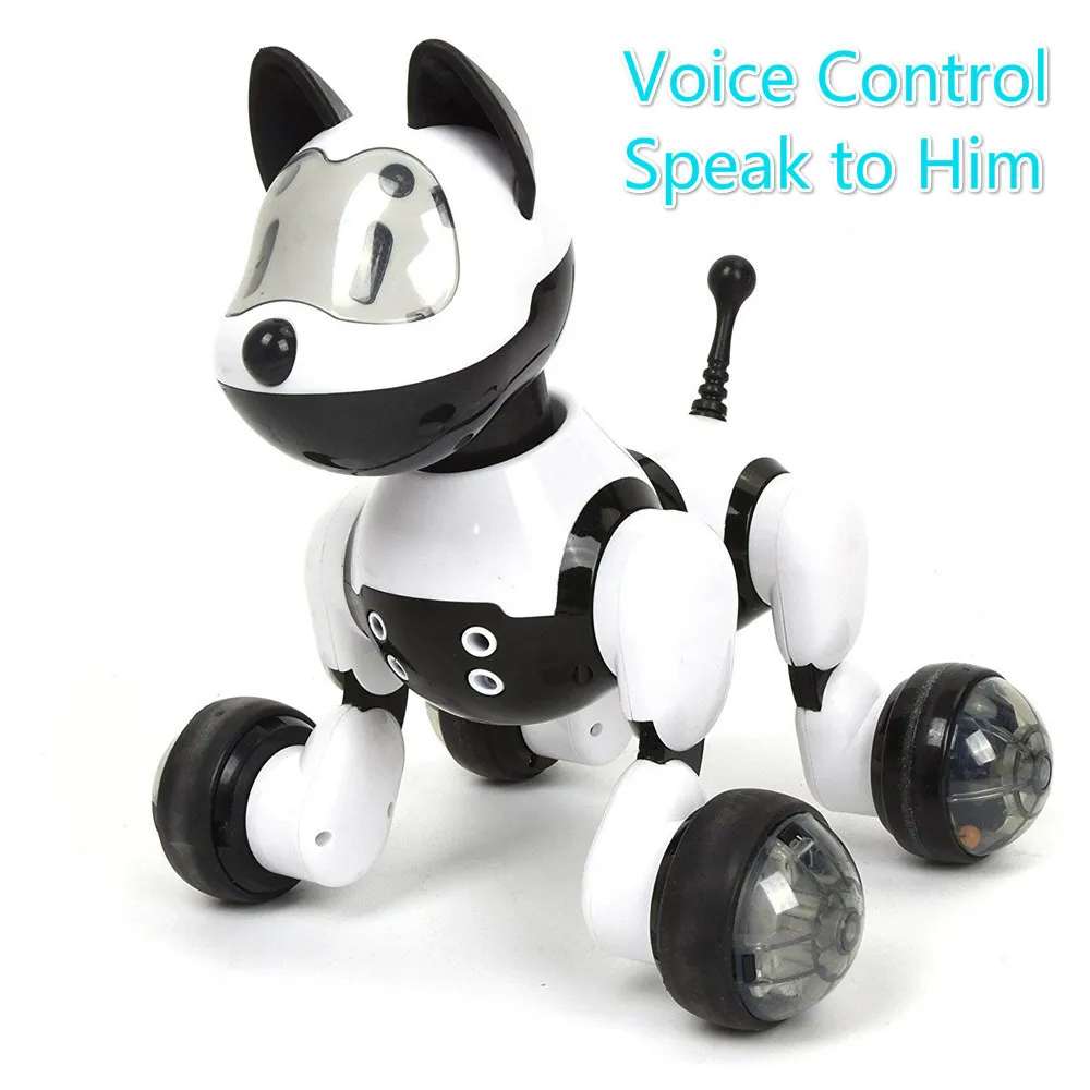 Youdi Voice Control Dog and Cat Smart Robot Electronic Pet Programme interactif Danse Walk Robotic Animal Toy Gesture Suite LJ201105