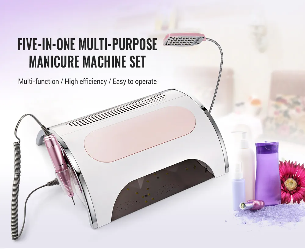 Five in One Multi-purpose Electronic Nail-beauty Manicure Machine Set