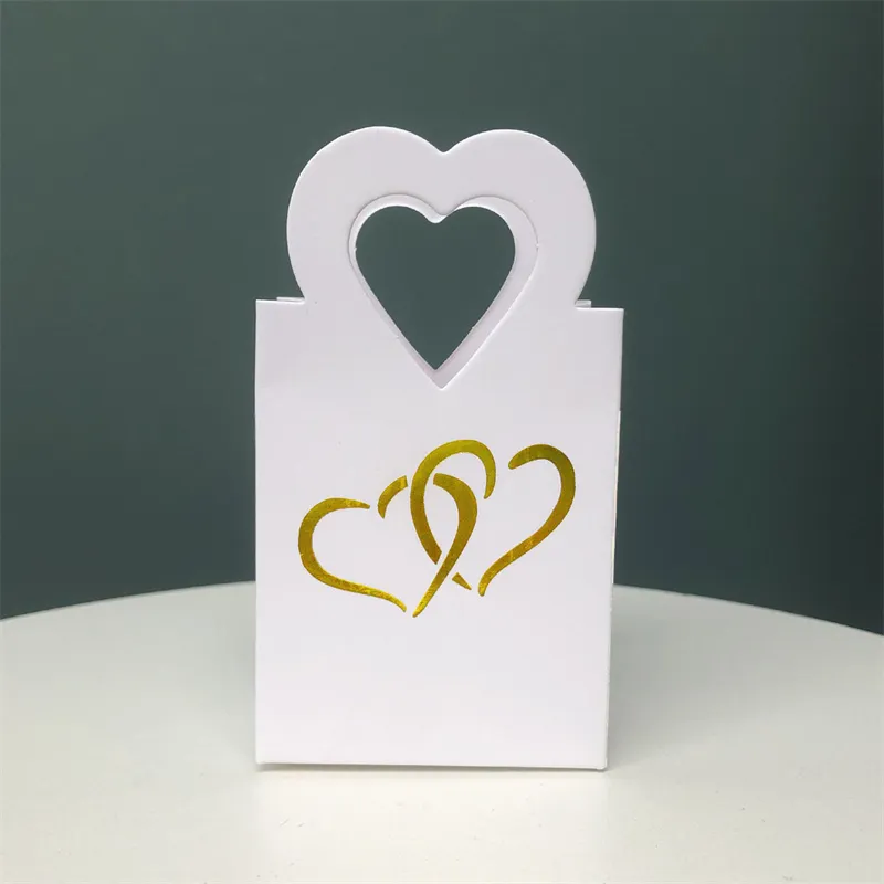 Hollow Cut Heart Shaped Candy Box Valentine Day Wedding Festival Party  Candy Container