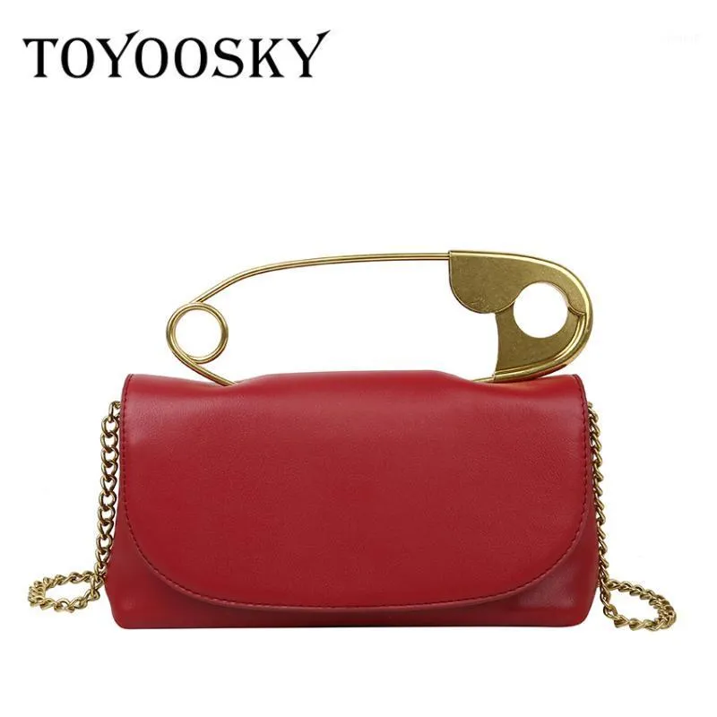 Personality Brooch Type Women's Shoulder Bags Funny Pins Design Messenger Bags Pu Leather Women Handbag Ladies Flap1