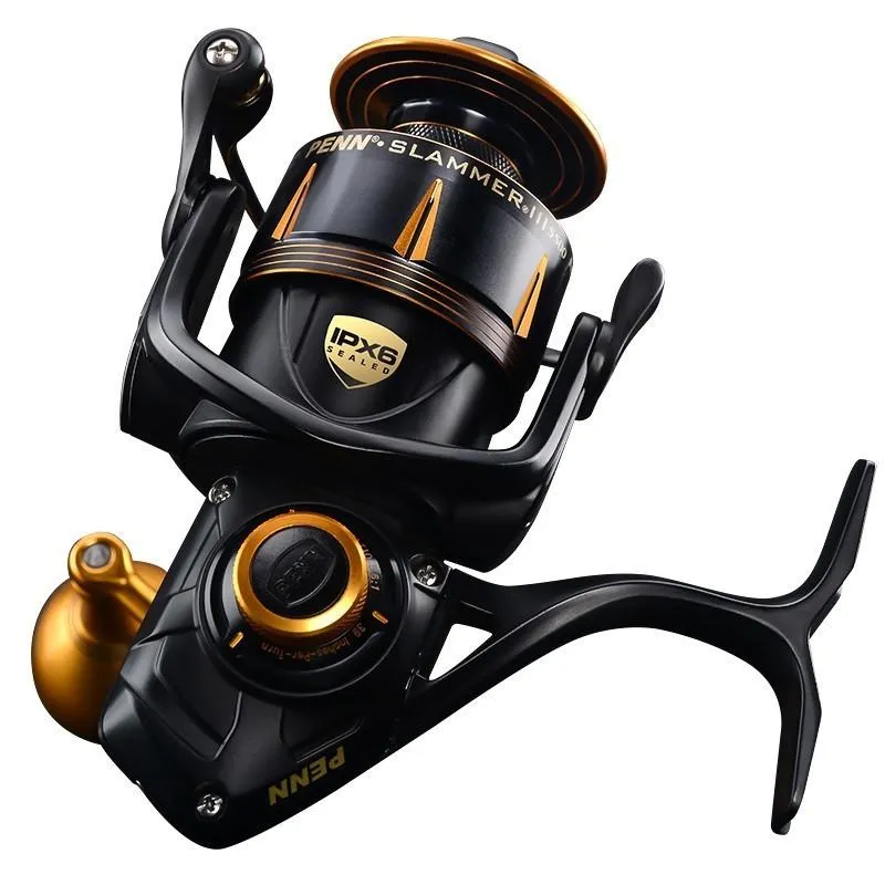 Penn SLAMMER III Sla 3500 10500 Spinning Fishing Reel 6+1bb Full Metal Body  27kg MAX Ipx6 Sealed Saltwater Reel Oceean Fishing1 From Qinchaoqin,  $578.88