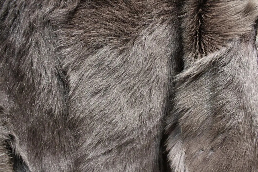 100% genuine sheepskin leather with fur coat slim with fox fur collar (10)