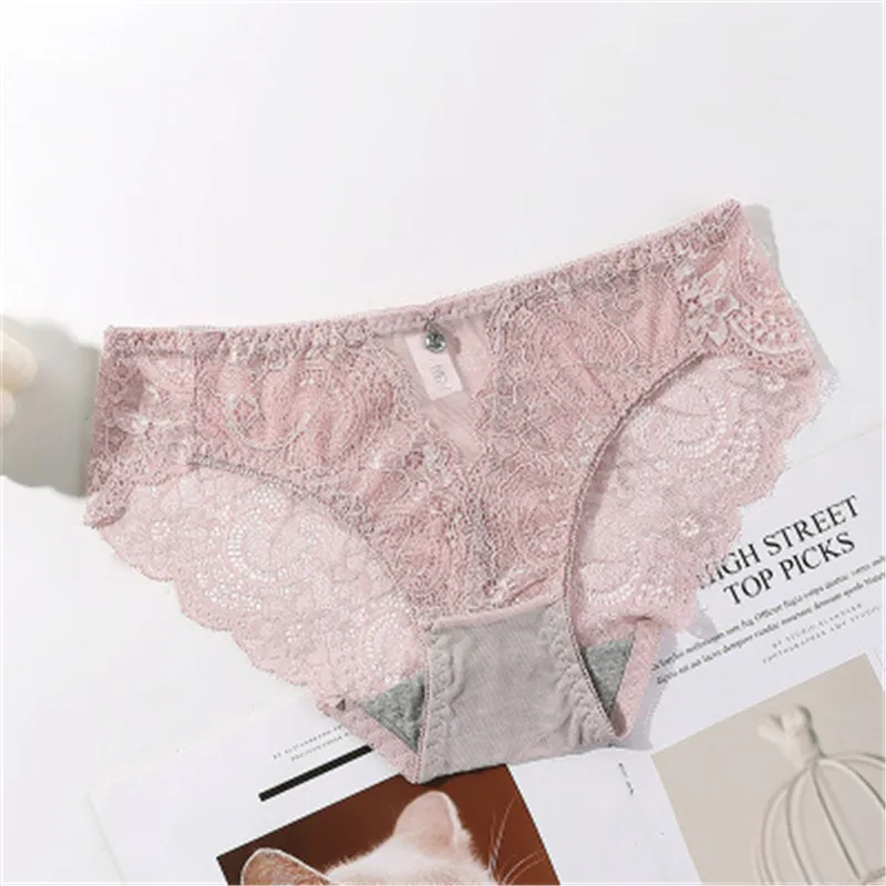 Wholesale Women Ultra Thin Lace Panties Fashion Trend Hollow Out
