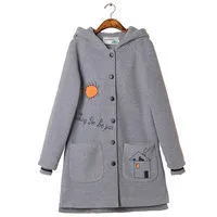 Girls-Spring-Autumn-Coats-New--Fashion-Brand-thick-Woolen-Jacket-Solid-Casual-Print-Winter-Women