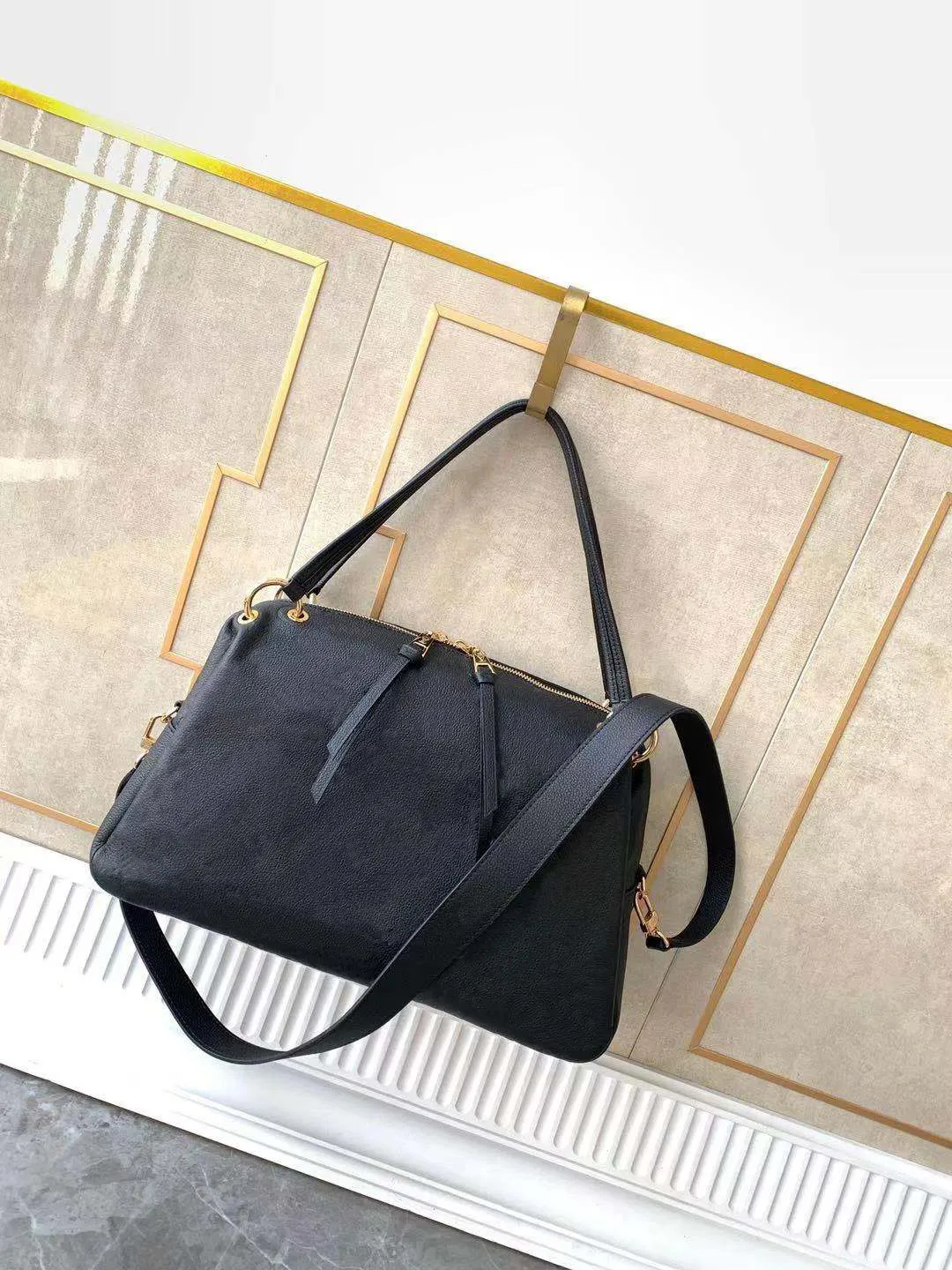 Ponthieu PM Bolsas De Lona Mulheres Bolsas icônicas Sacos Top Handles Sacos De Ombro Totes Cross Body Bag Embreagens Bolsas de Noite com uma alça removível