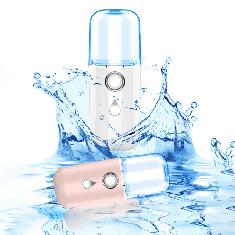 Nano Mist Sprayer 30ml Facial Body Nebulizer Portable Spray Fuktgivande Hudvård Ansiktsluftfuktare EEF1431