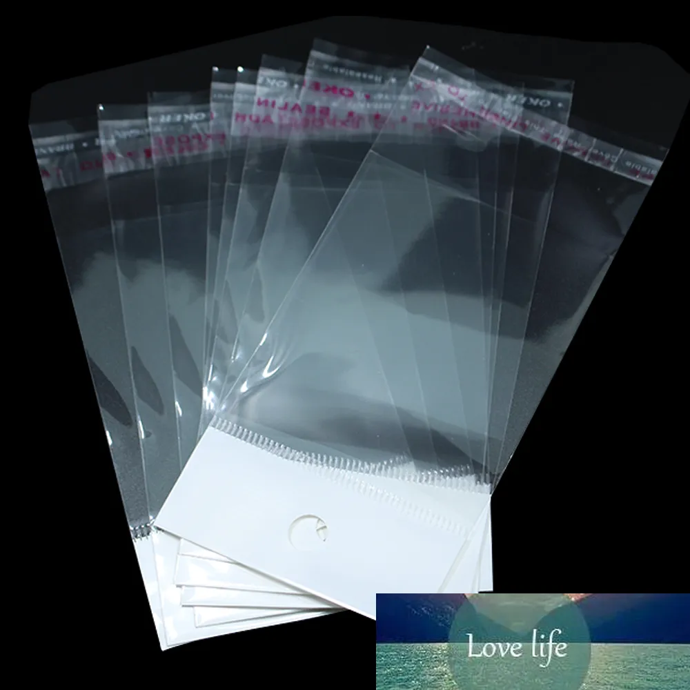 9cm * 17cm Clear Self Adhesive Seal Plastic Opp Poly Bags 1000pcs / Part Pack Opbergvak