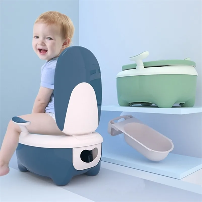 Portable Flip Lid Baby Potty Chair With Tray Chair For Boys And