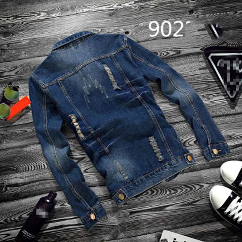 Denim jacket men club factory on sale