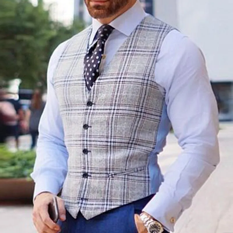 White postal stuff gentleman s relish waistcoat