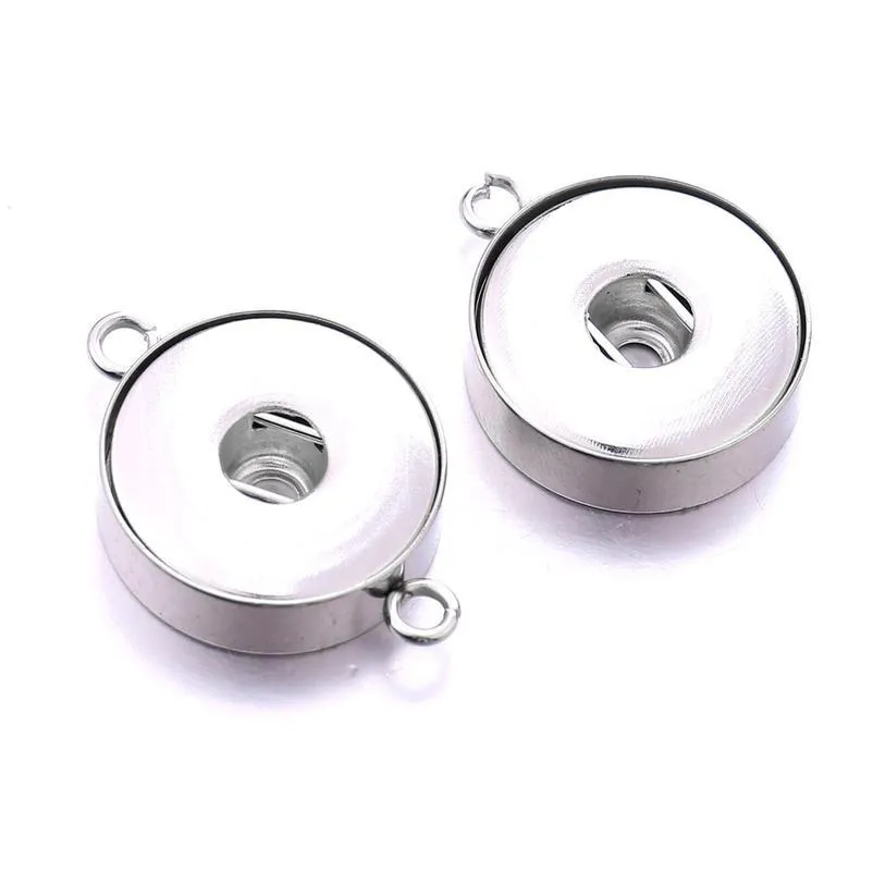 Stainless steel hotsell snap jewelry