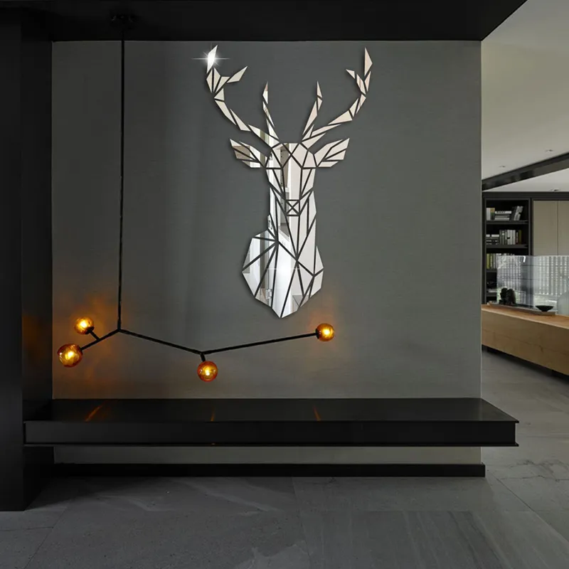 DIY Deer 3D Acrylic Deer Wall Stickers Decorative... From Hortora7, $10 ...