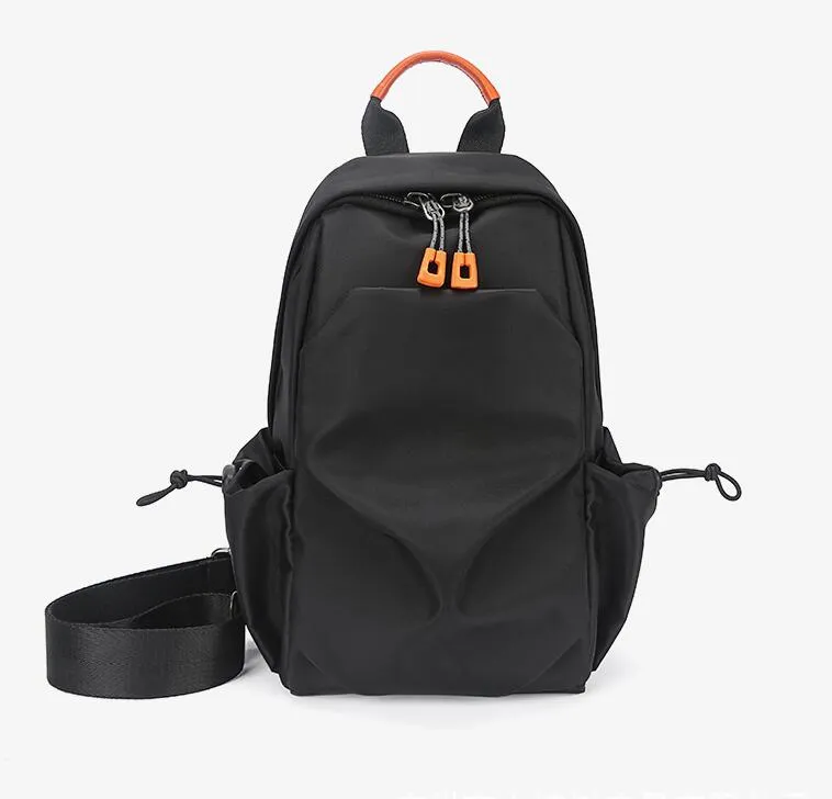 2022 HBP Men Chest Bag Casual Gentlaman Shoulder Bags Plain Large Capacity Boy Travel Bag Fashion Trip Handbags lkfc2