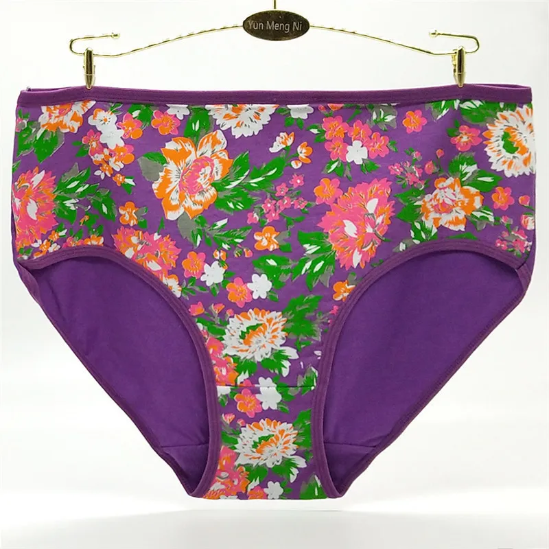 Flower Print Plus Size Womens Chantelle Briefs Wholesale Cotton Underwear  In 2XL/3XL And 4XL Sizes Style #89245 201112 From Bai02, $8.72