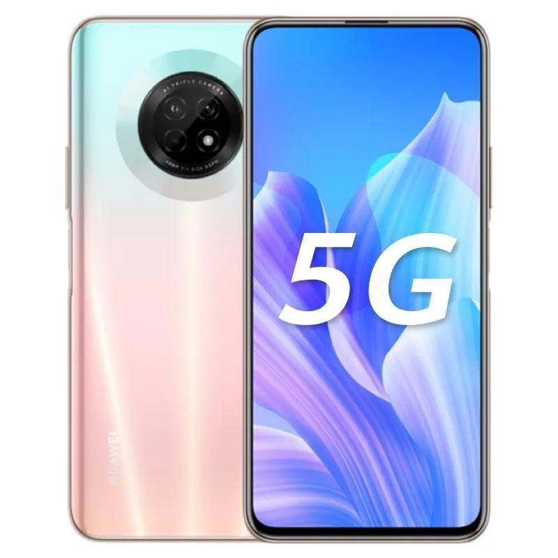 Original Huawei Enjoy 20 Plus 5G Mobile Phone 8GB RAM 128GB ROM MT6853 Octa Core Android 6.63" Full Screen 48.0MP AI 4200mAh Fingerprint ID Smart Cell Phone