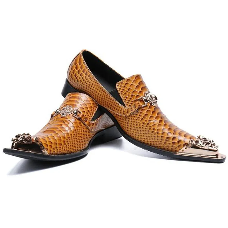 Chaussures formelles de bureau pour hommes, chaussures de mariage Oxford respirantes de haute qualité, chaussures de personnalité pour hommes d'affaires
