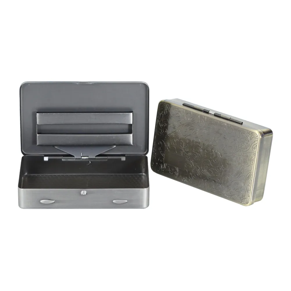HORNET 100*60mm Scatola di tabacco da fumo in metallo 1PC Portasigarette tascabile con porta carte da 70 mm Commercio all'ingrosso