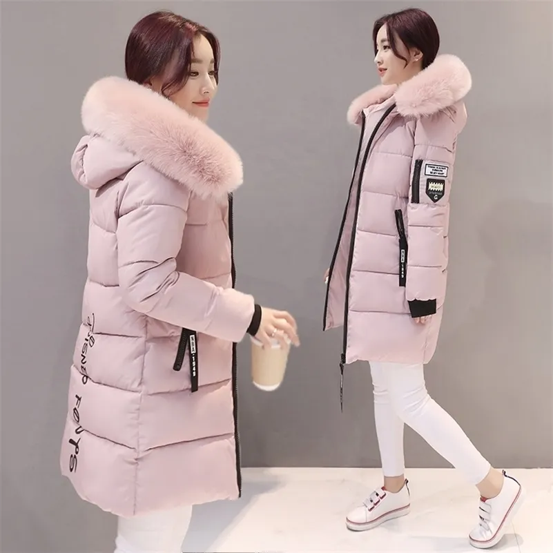 Parka Women Winter Coats Long Cotton Casual Fur Hooded Jackets Women Thick Warm Winter Parkas Female Overcoat Coat MLD1268 201026 From 26 36 DHgate
