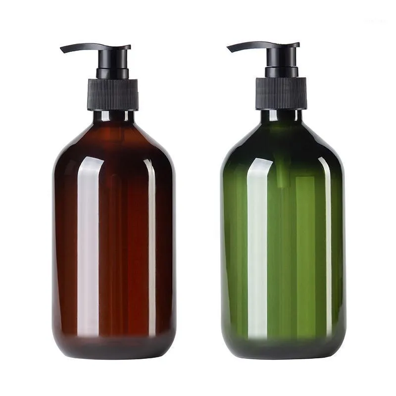 Flytande tvåldispenser 2pcs bärbara dispensrar 500 ml badpumpflaska Dusch gel lotion shampoo badrum tomma flaskor