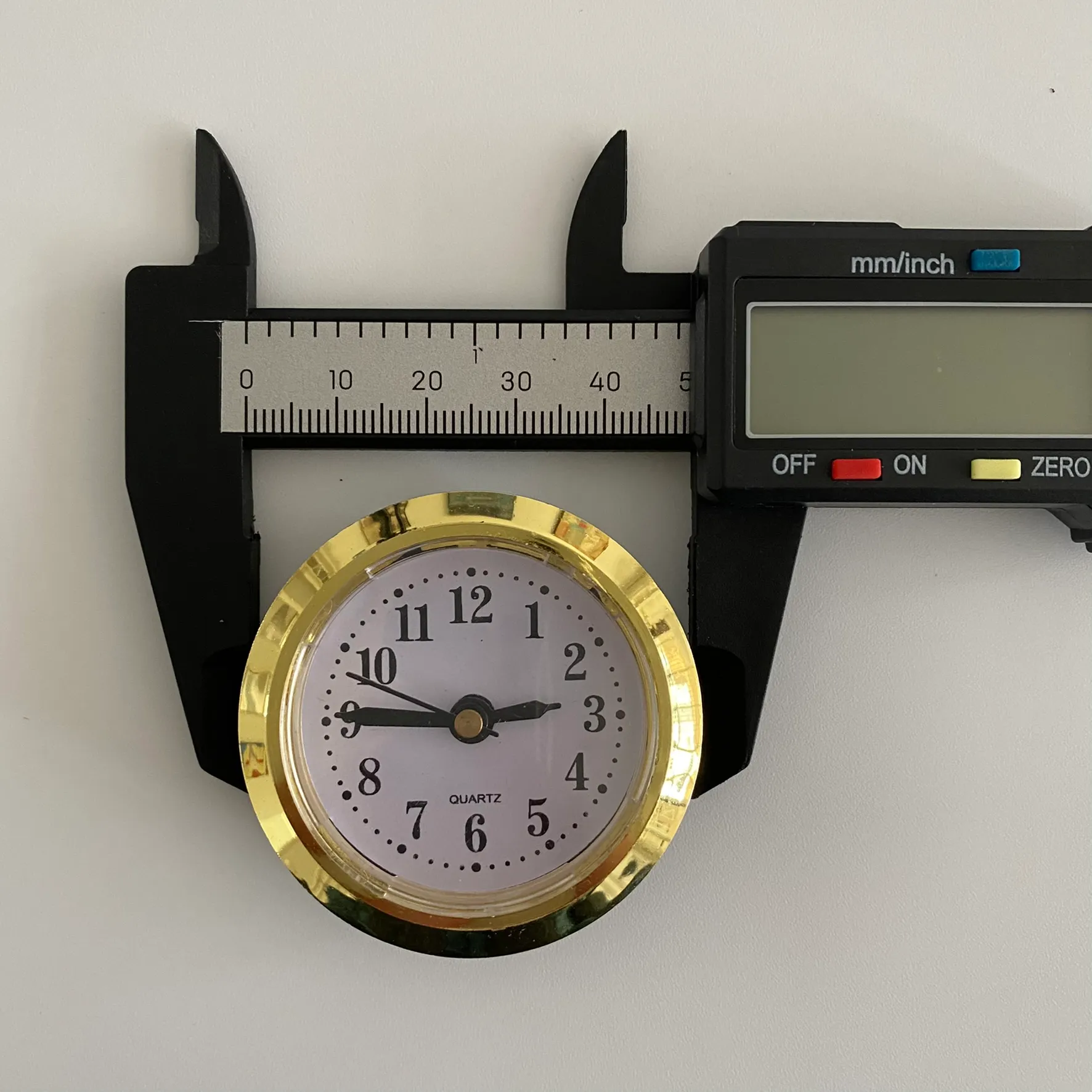 50MM Mini Clock Insert Movement Mechanism Built In Roman And Arbic