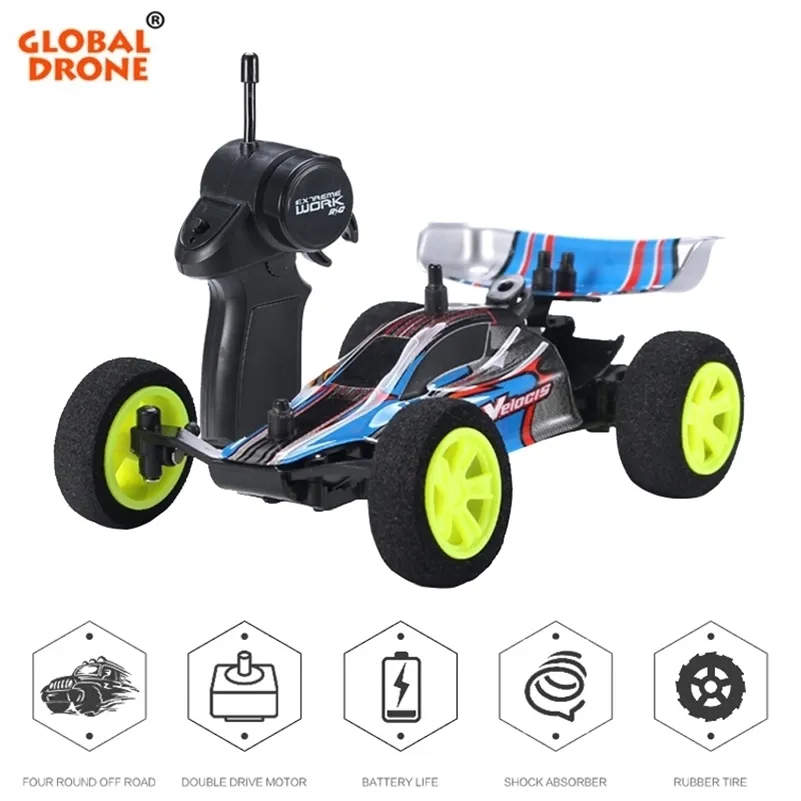 Erkek Oyuncaklar Radyo Kontrollü Arabalar Oto Mini Coche RC Arabalar 1/32 Hızlı Kapalı Yol Buggy Paletli Yüksek Hızlı Araba 201202